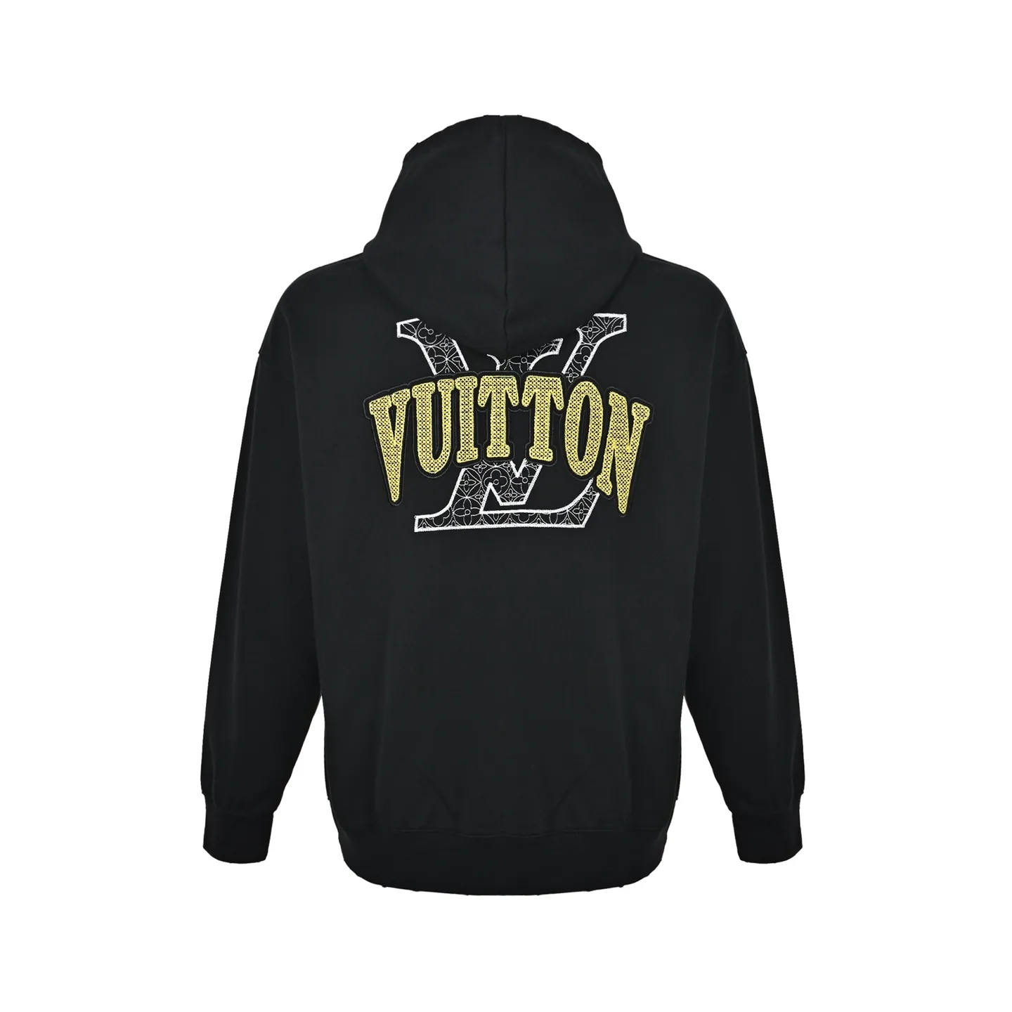 Louis Vuitton/Louis Vuitton Tatami Embroidered Logo Hooded Sweatshirt